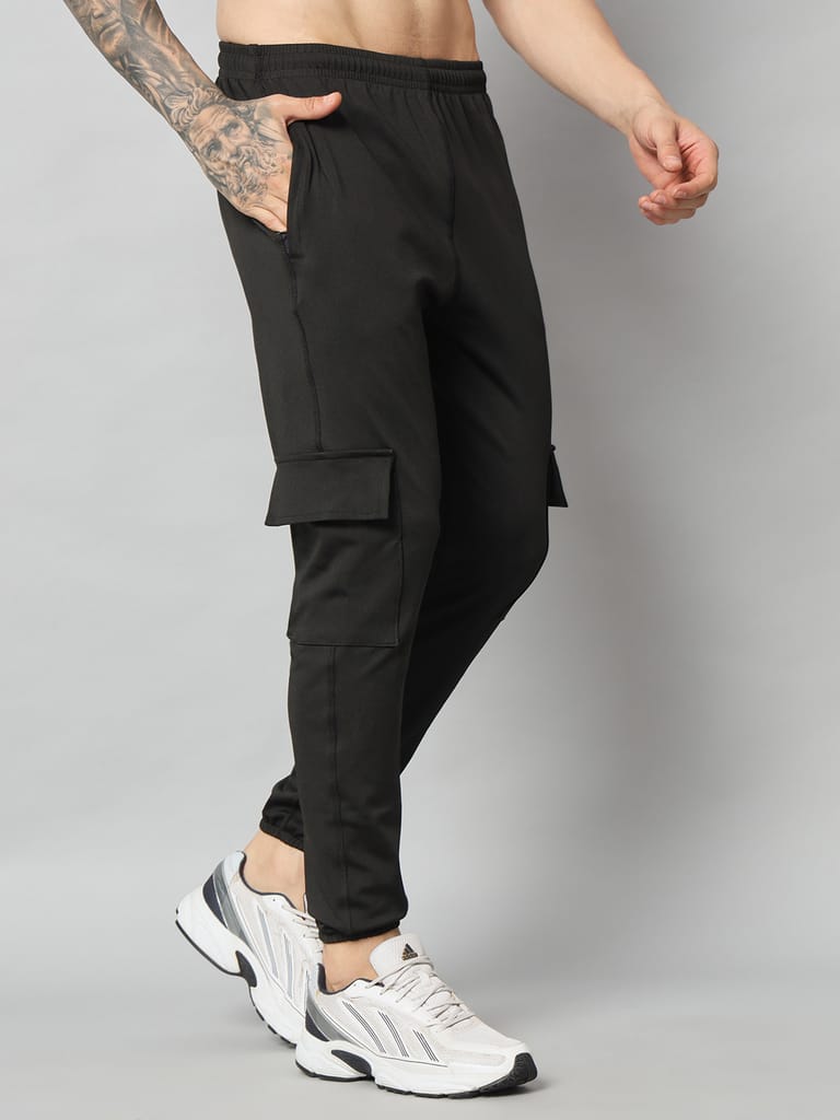 SavvyXwear Men's black trouser (sports wear/gym wear)
