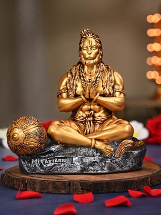 Artarium Lord Mahabali Hanuman Ji Idol Decorative Showpiece Statue for Home Office Decor Murti Bajrangbali Idols Murti for Pooja Pack of 1