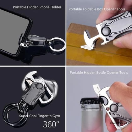 Multifunction 360° Rotate Spinner Keychain 5 in 1