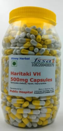 Haritaki VH Herbal Supplement 500mg Capsules