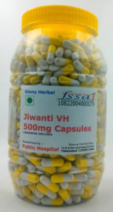 Jiwanti VH Herbal Supplement 500mg Capsules