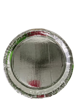 MAA RUKMINI PAPER PLATES STORE - Silver Disposable Paper Plates - pack of 20 MAA RUKMINI PAPER PLATES STORE - Silver Disposable Paper Plates - pack of 20