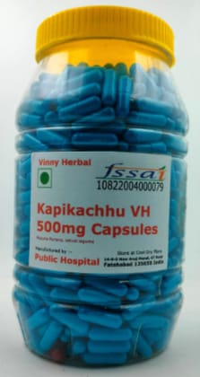 Kapikachhu VH Herbal Supplement 500mg Capsules