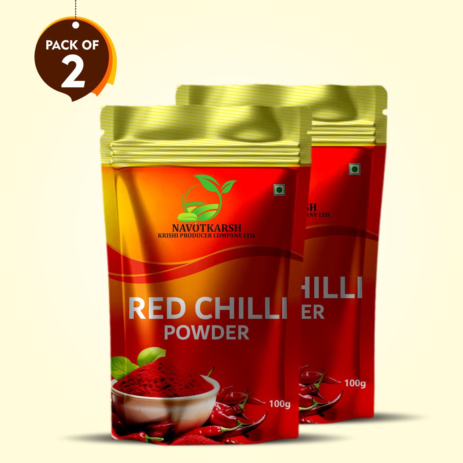 Red Chilli Powder (Pack of 2)