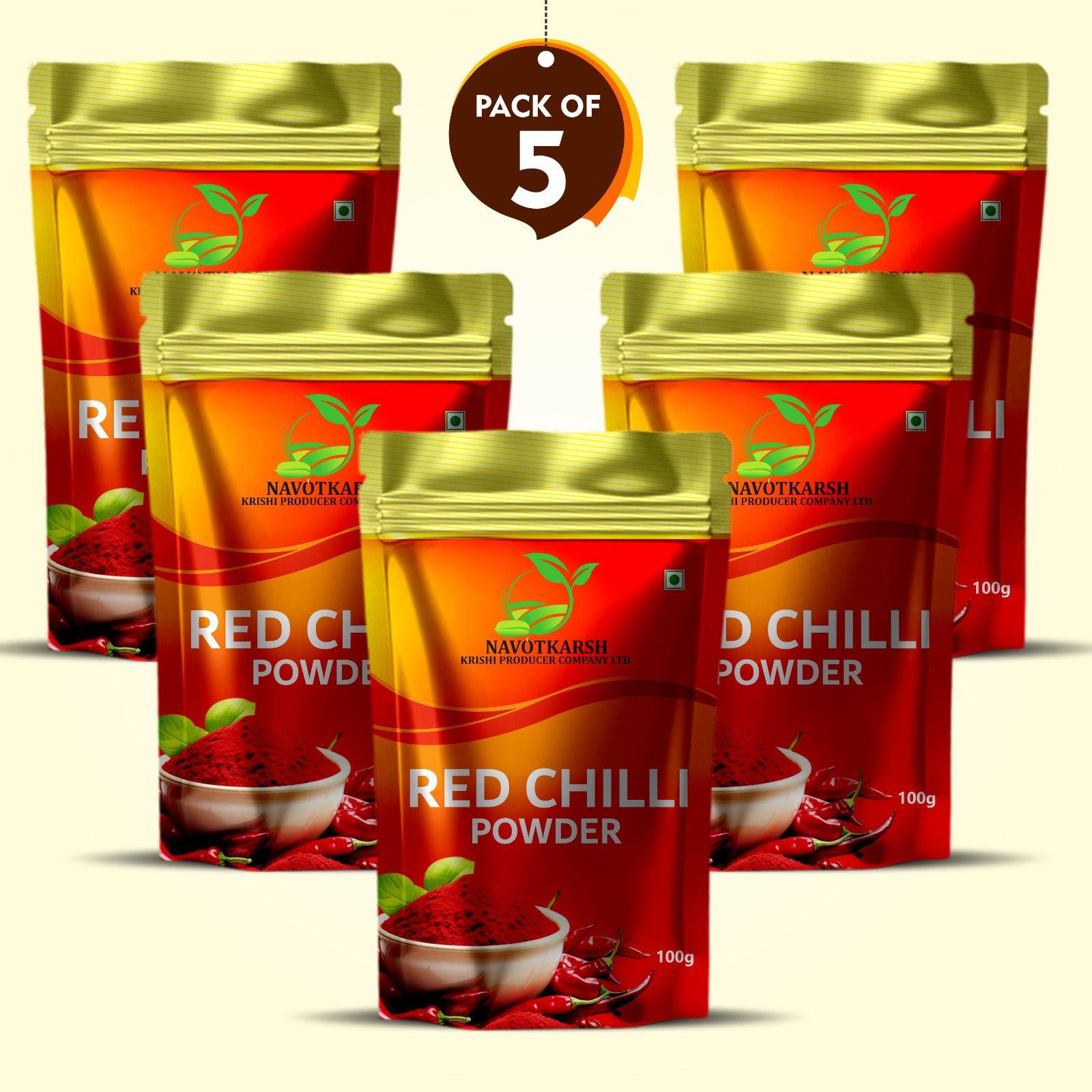 Red Chilli Powder (Pack of 5)