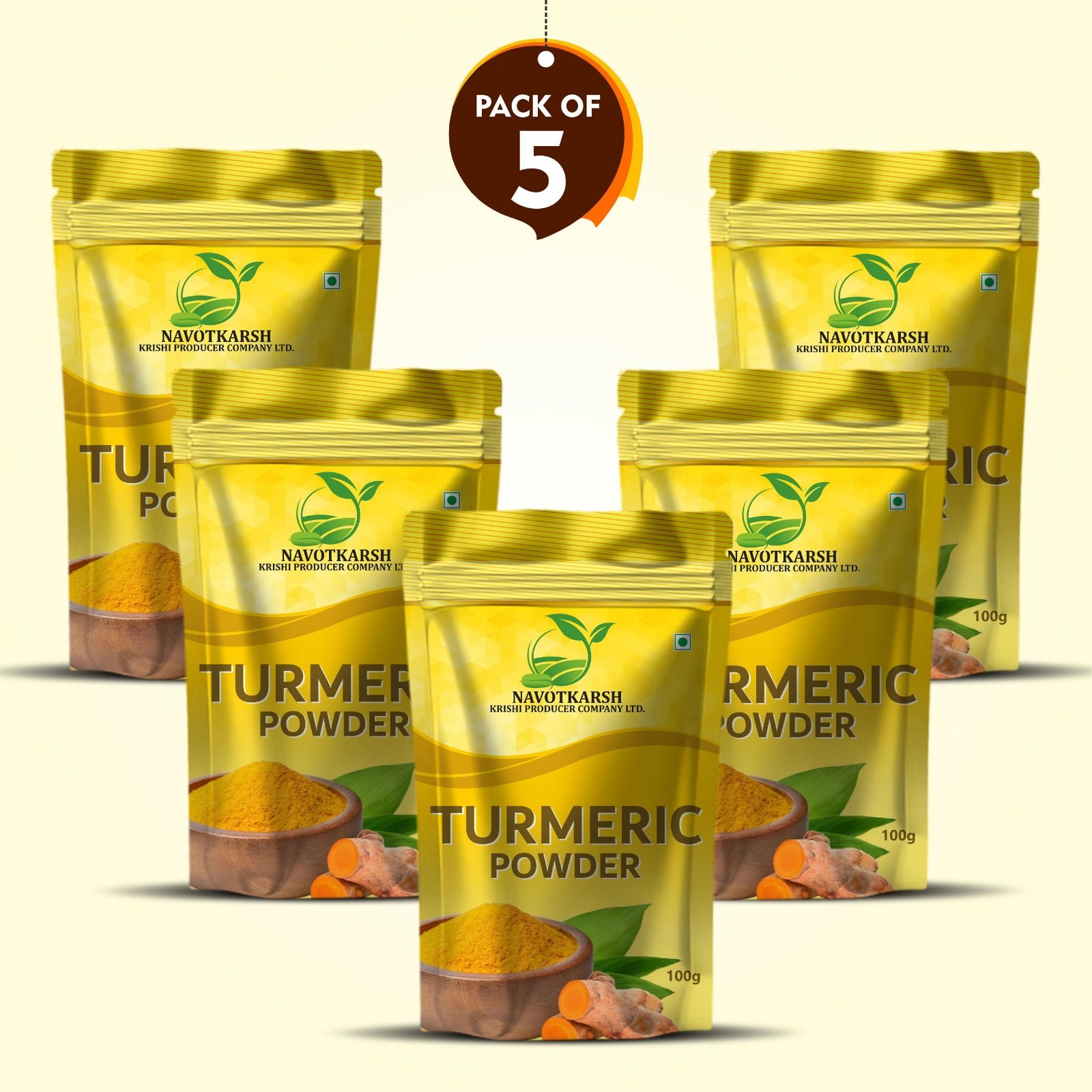 Turmeric Powder (Pack of 5)