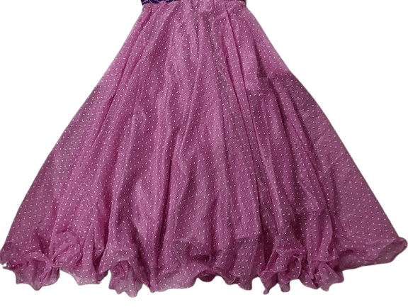 Luxurious Women Girls' Purple and Pink Embroidered Party Wear Gown 2025 at ShopCircuit | ONDC