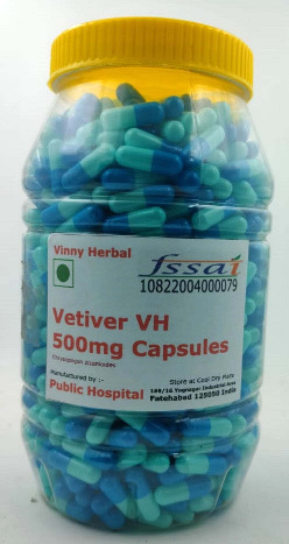 Vetiver VH Herbal Supplement 500mg Capsules