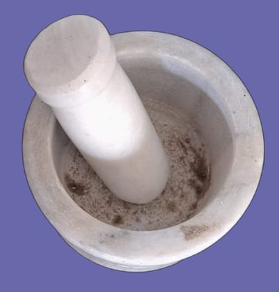 Mortar and Pestle Set, White Marble Mortar and Pestle Set, White Marble