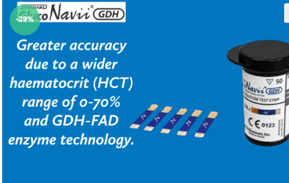 Gluco Navii GDH 100 test strips
