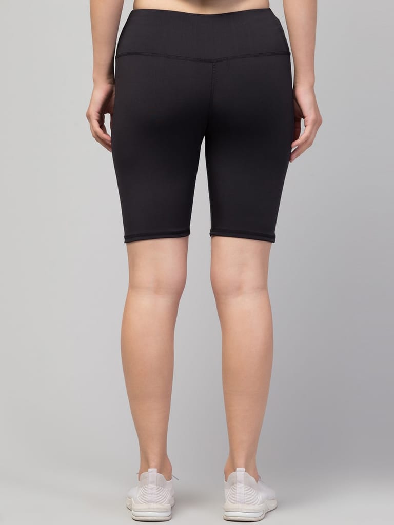 WUGO::Women's High Waist Biker Shorts- Seamless High Waist Yoga/Gym Shorts- Women's Stretchy Biking Shorts For Women's & Girls (Imported Lycra 250-GSM)