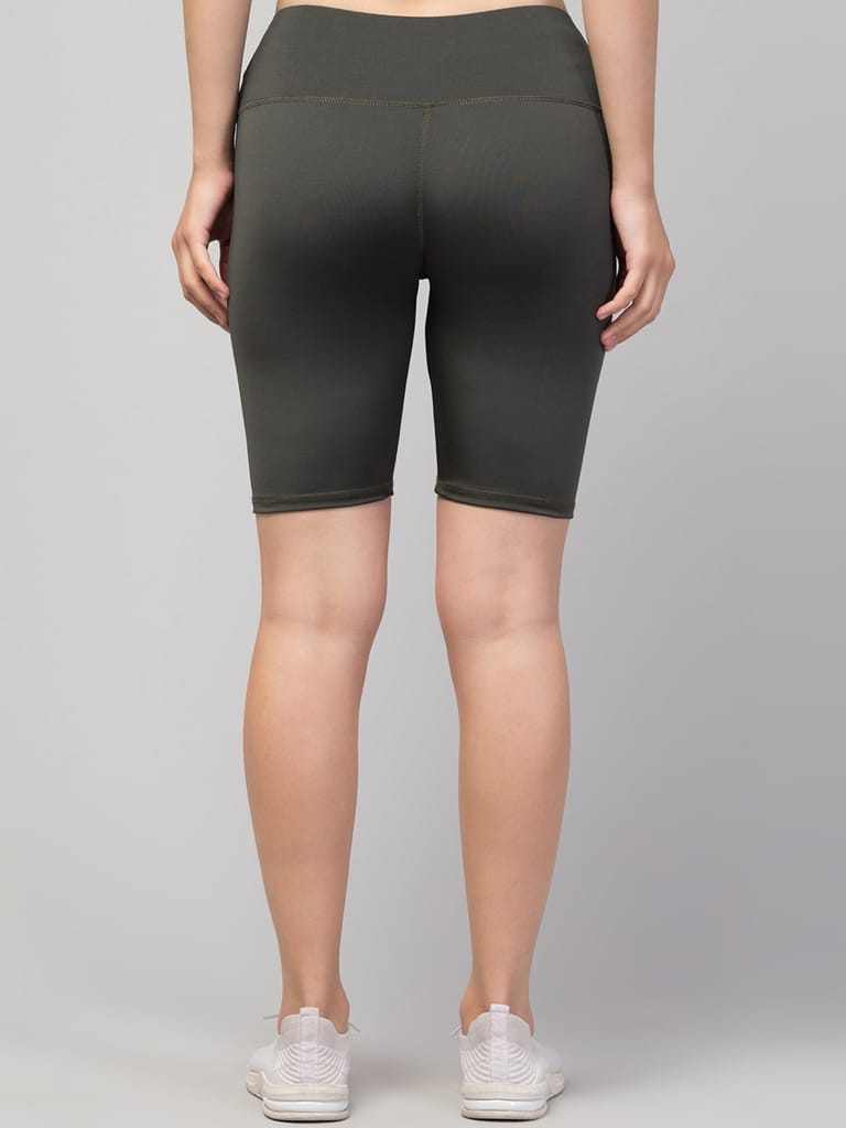 WUGO::Women's High Waist Biker Shorts|Seamless Body-con Yoga/Gym Shorts|High Stretch Workout Cycling Shorts For Women's & Girls (Imported Lycra 250-GSM)