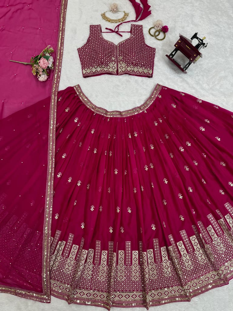 Lehenga Choli Readymade Stitched For Wedding Women Partywear Skirt Ready To Wear Lehenga Choli