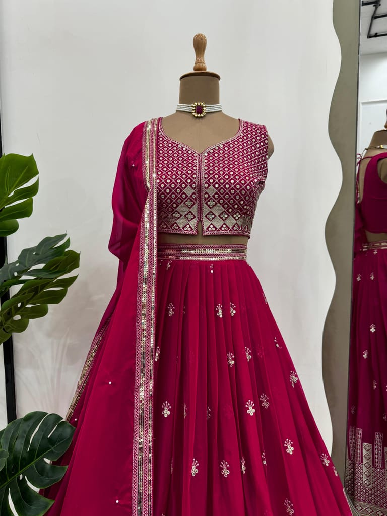 Lehenga Choli Readymade Stitched For Wedding Women Partywear Skirt Ready To Wear Lehenga Choli