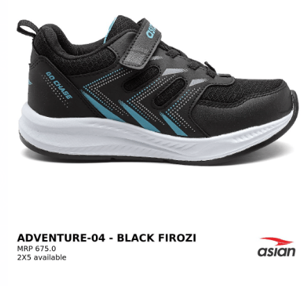 Trendy Men Adventure-04 Black Firozi 2025 at ShopCircuit | ONDC