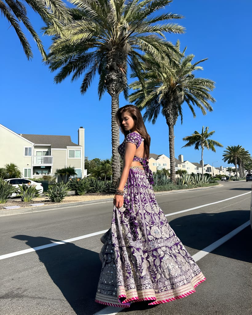 Blue Lehenga Choli Readymade Stitched For Wedding Women Party wear Skirt Ready To Wear