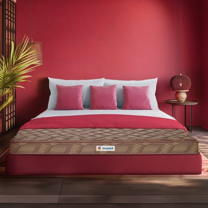 Sleepwell Champ Regular | 5-inch Single Bed Size | Medium Firm Mattress (Brown, 84x48x5) Sleepwell Champ Regular | 5-inch Single Bed Size | Medium Firm Mattress (Brown, 84x48x5)