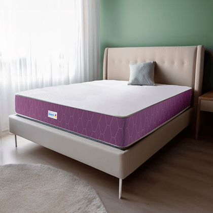 Sleepwell Ortho Mattress | High Density Resitec (HR) Foam | Medium Firm | Memory Foam | Breathable Fabric | Double Size Mattress | 84X48X5 | 10 Yrs Warranty