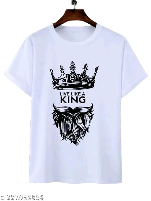 "Live Like a King" T-Shirt – Bold and Regal Style