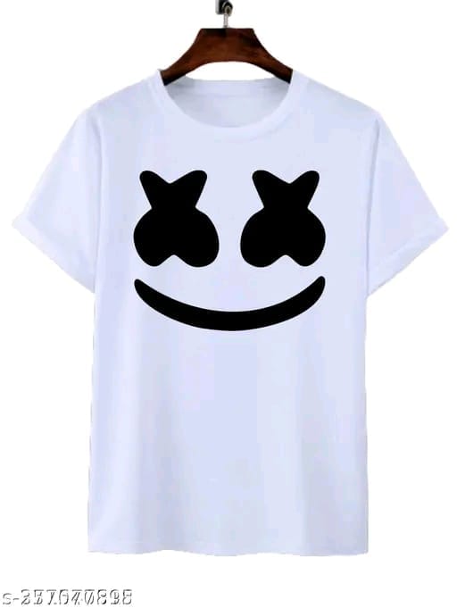  Men's White Marshmello T-Shirt