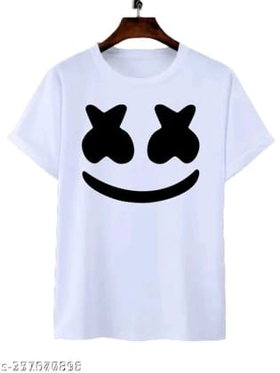  Men's White Marshmello T-Shirt