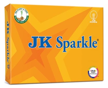 JK Sparkle : 75 GSM - A4 (Box pack containing 10 reams)