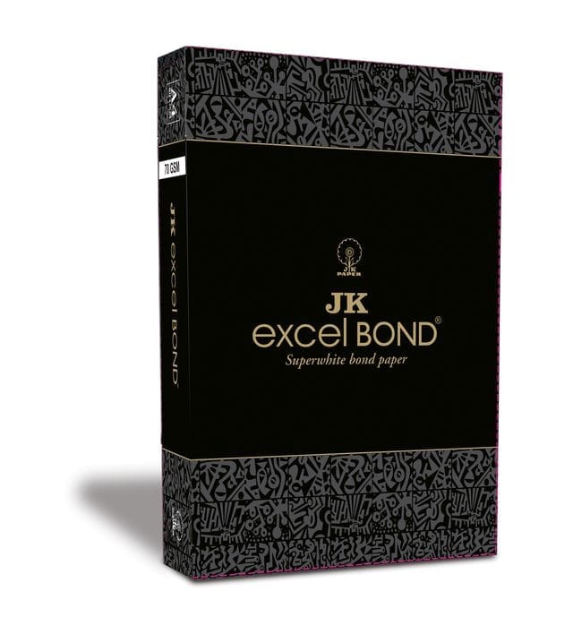 JK Excel Bond : 70 GSM - A4 (Box pack containing 5 reams)