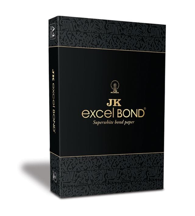 JK Excel Bond : 100 GSM - A4 (Box pack containing 4 reams)