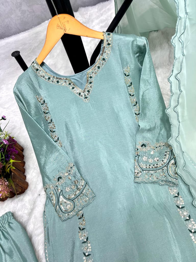 Ready to wear indian salwar kameez Dupatta for women anarkali designer pakistani dresses Festival 3 piece