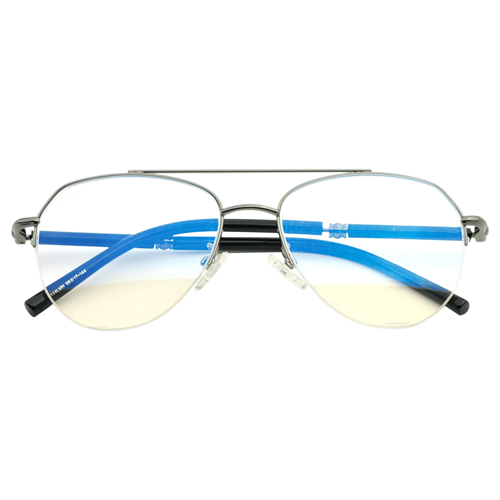 Aviator Half Rim Computer Glasses