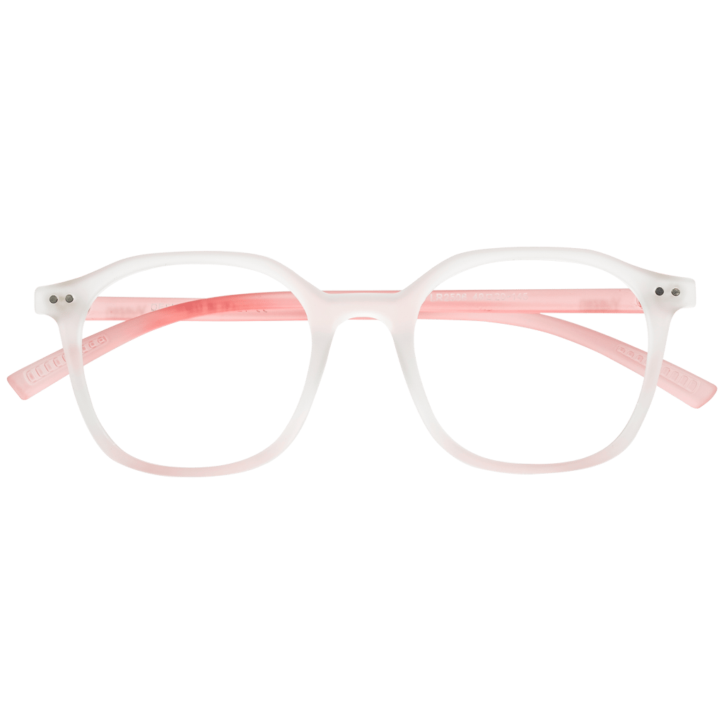 Transparent Full Rim Rectangle Eyeglasses