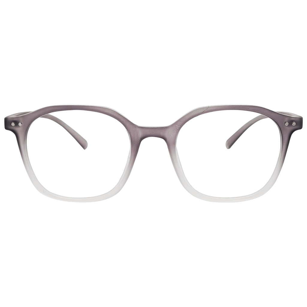 Transparent Full Rim Rectangle Eyeglasses
