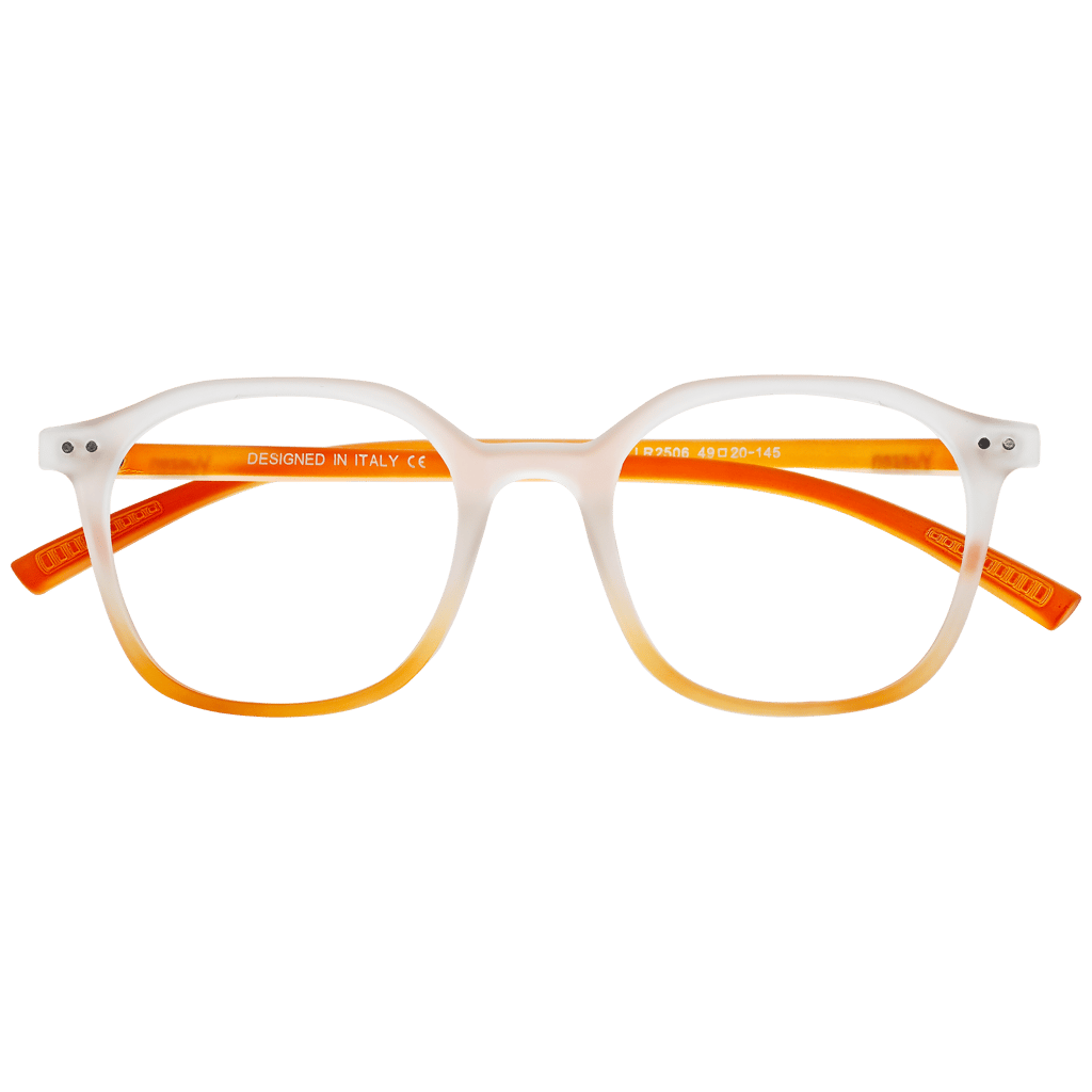 Transparent Full Rim Rectangle Eyeglasses
