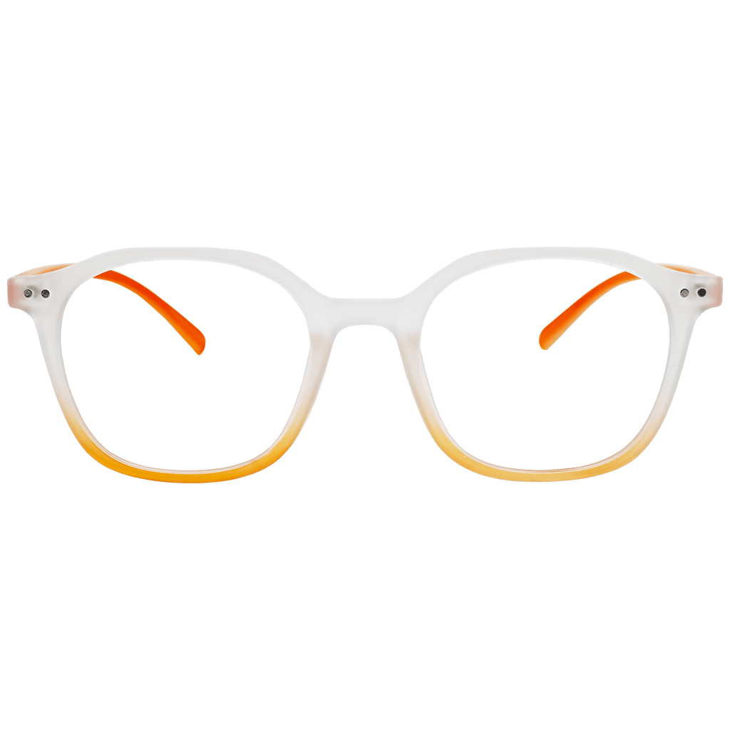Transparent Full Rim Rectangle Eyeglasses