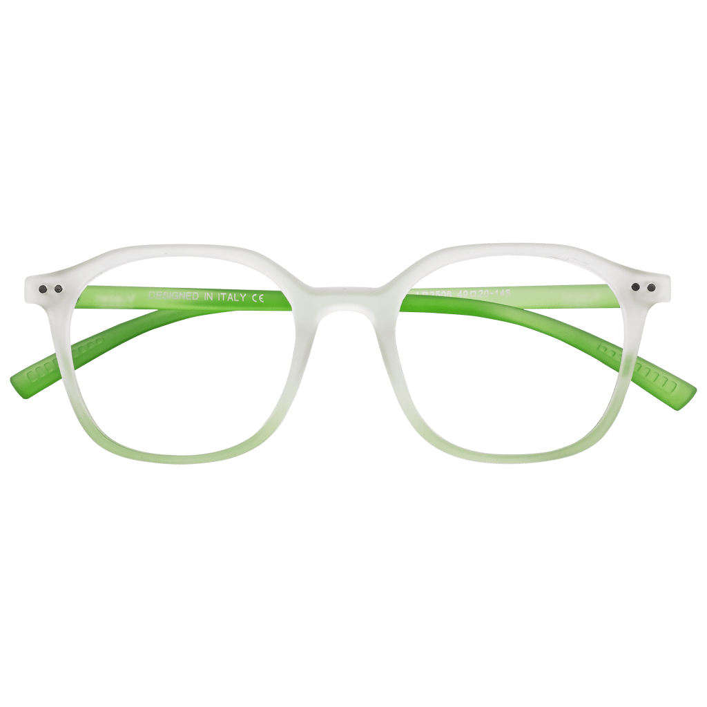 Transparent Full Rim Rectangle Eyeglasses