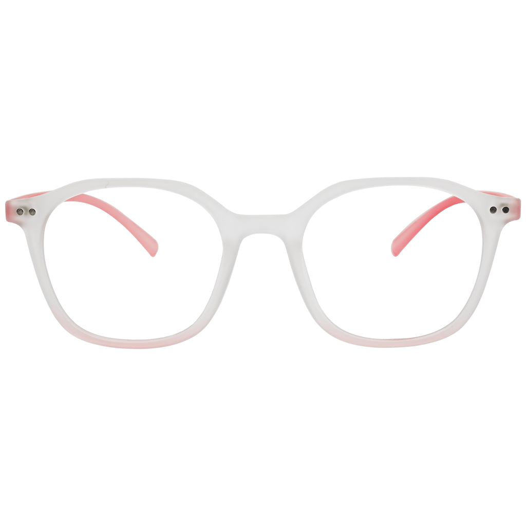 Transparent Full Rim Rectangle Eyeglasses