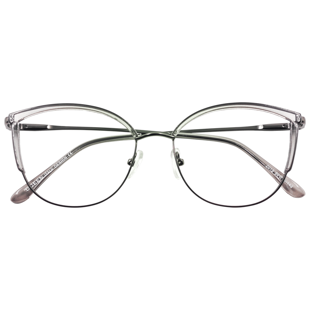 Butterfly Blue Spectrum Metal Floral Eyeglasses