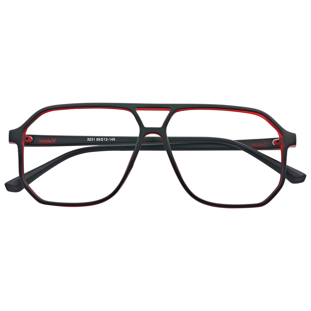 Grey Matt Full Rim Geometric For Man