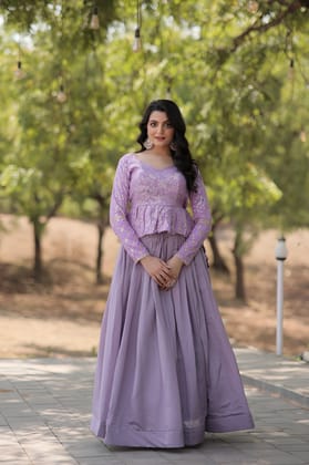 Purple Wine Lehenga Choli Readymade Stitched For Wedding Women Party Skirt Ready To Wear Purple Wine Lehenga Choli Readymade Stitched For Wedding Women Party Skirt Ready To Wear