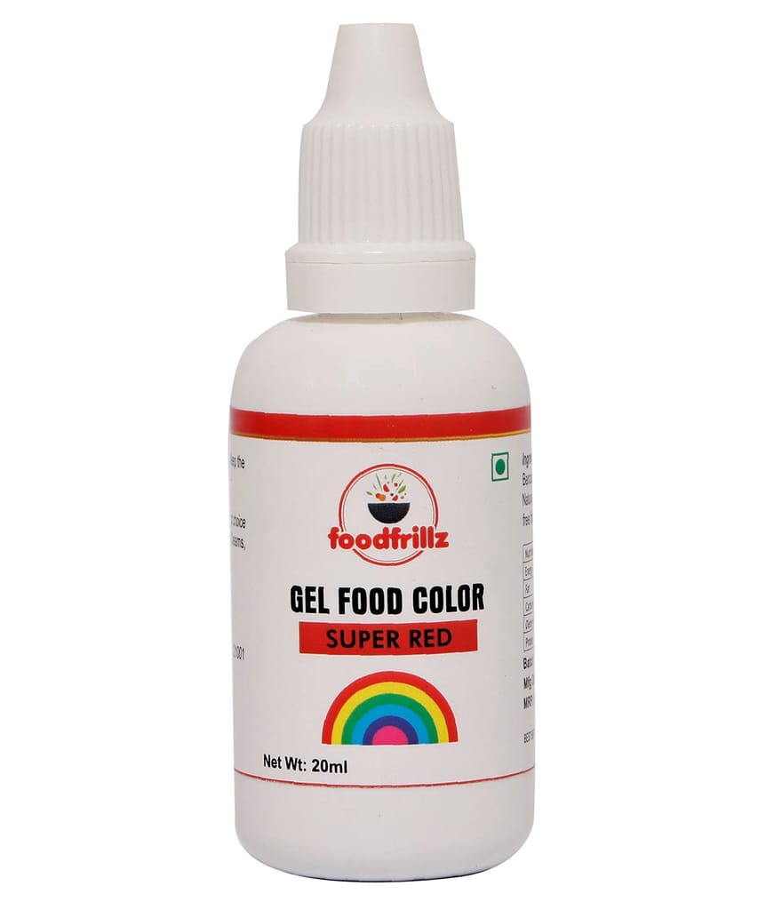 foodfrillz Super Red, Pink & Blue Food Gel Colors, Set of 3 Finest colour for Cake,cookies,Ice Creams,Sweets