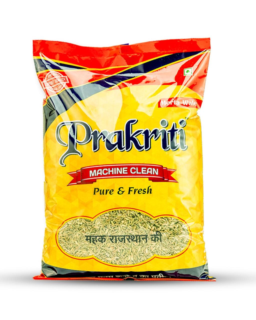 Prakriti Premium Saunf (Fennel seed) whole I No added colours & flavours I Variyali | Perumjeerakam Spices I Sombu I Natural & 100% Pure I Pack of 1, 100 gram