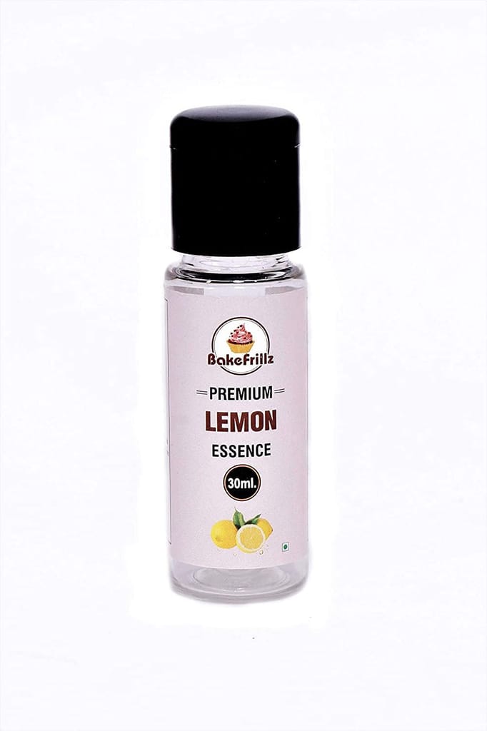 Bakefrillz Vanilla and Lemon Food Flavor Essence Combo for Cake Baking, Ice Creams, Puddings, Cookies Making, 30 mlx2