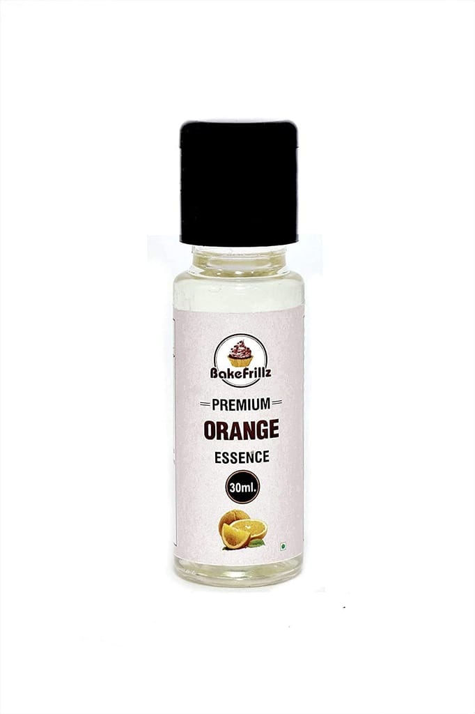 Bakefrillz Vanilla and Orange Food Flavor Essence Combo for Cake Baking, Ice Creams, Puddings, Cookies Making, 30 mlx2