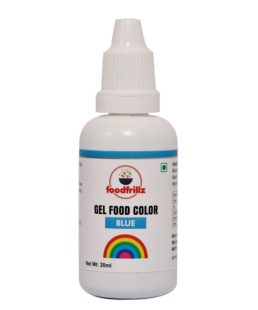 foodfrillz Super Red, Pink & Blue Food Gel Colors, Set of 3 Finest colour for Cake,cookies,Ice Creams,Sweets