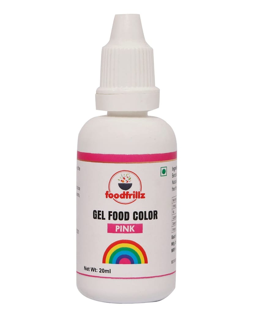 foodfrillz Super Red, Pink & Blue Food Gel Colors, Set of 3 Finest colour for Cake,cookies,Ice Creams,Sweets