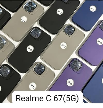 Plain Tpu Soft Silicone Case For Realme - Realme C67 5G
