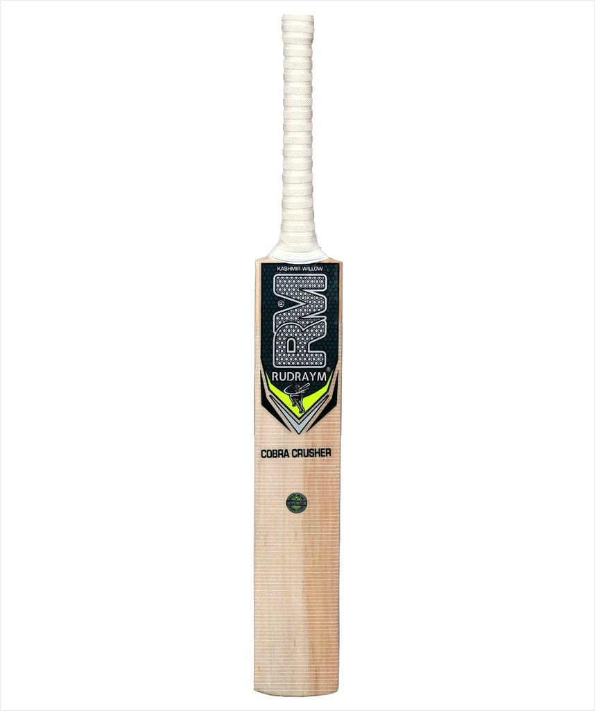 RUDRAYM Kids Cricket Bat RM CobraCrusher Size 4 Kashmiri Willow Wood For Leather Ball Kashmir Willow Cricket Bat  (700-900 g)