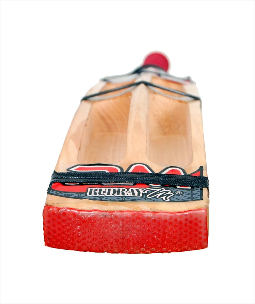 RUDRAYM® RM AK47 Double Blade Light Weight Hard Tennis Four Scoop Kashmir Willow Cricket Bat (Red)