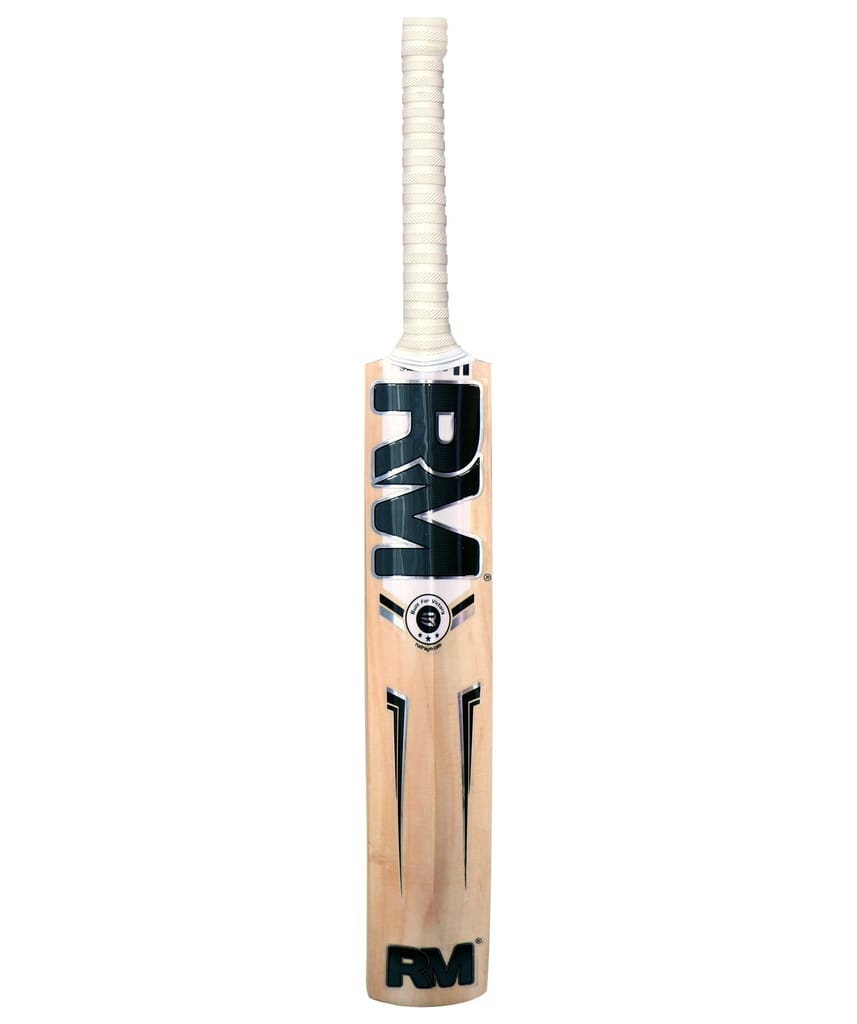 RUDRAYM RM Bruiser Edition Kashmir Willow Leather Cricket Bat Singapore Full Cane Handle (1100-1200 g)