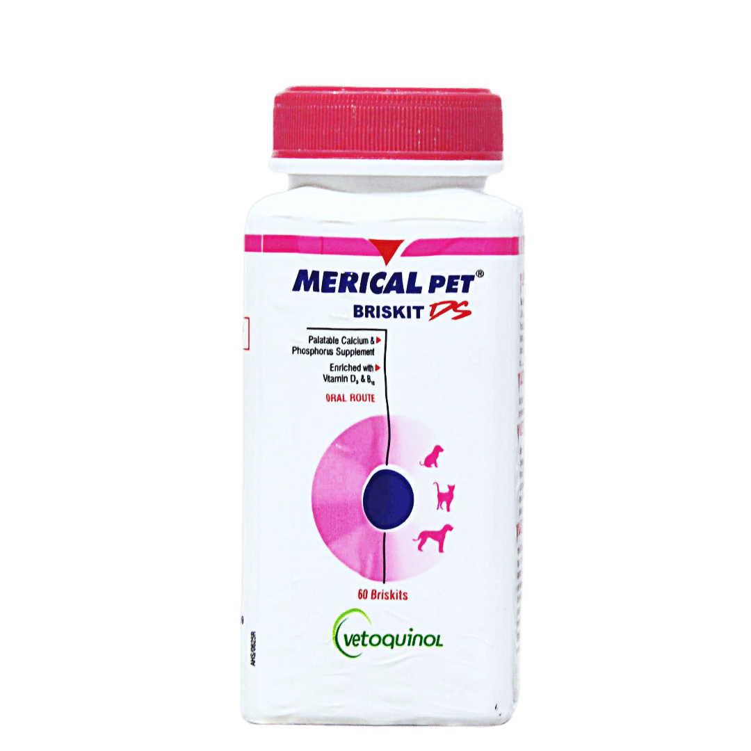 Merical pet DS best Calcium tablets for dogs - 60 tablets